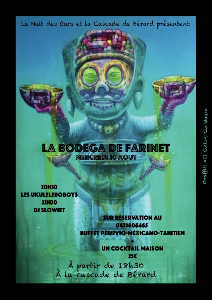 Affiche Bodega de Farinet, Cascade de Bérard